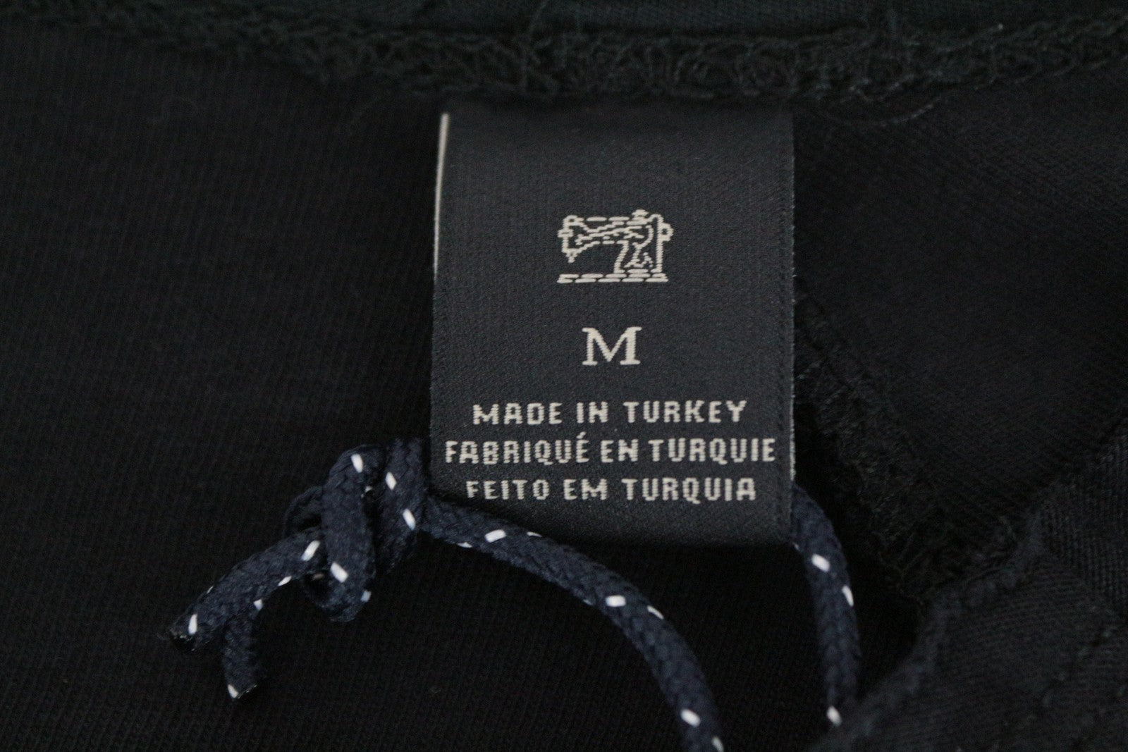 SCOTCH &amp; SODA Ams Couture vyriški marškinėliai M, juodi medvilniniai ilgo ilgio megztiniai 