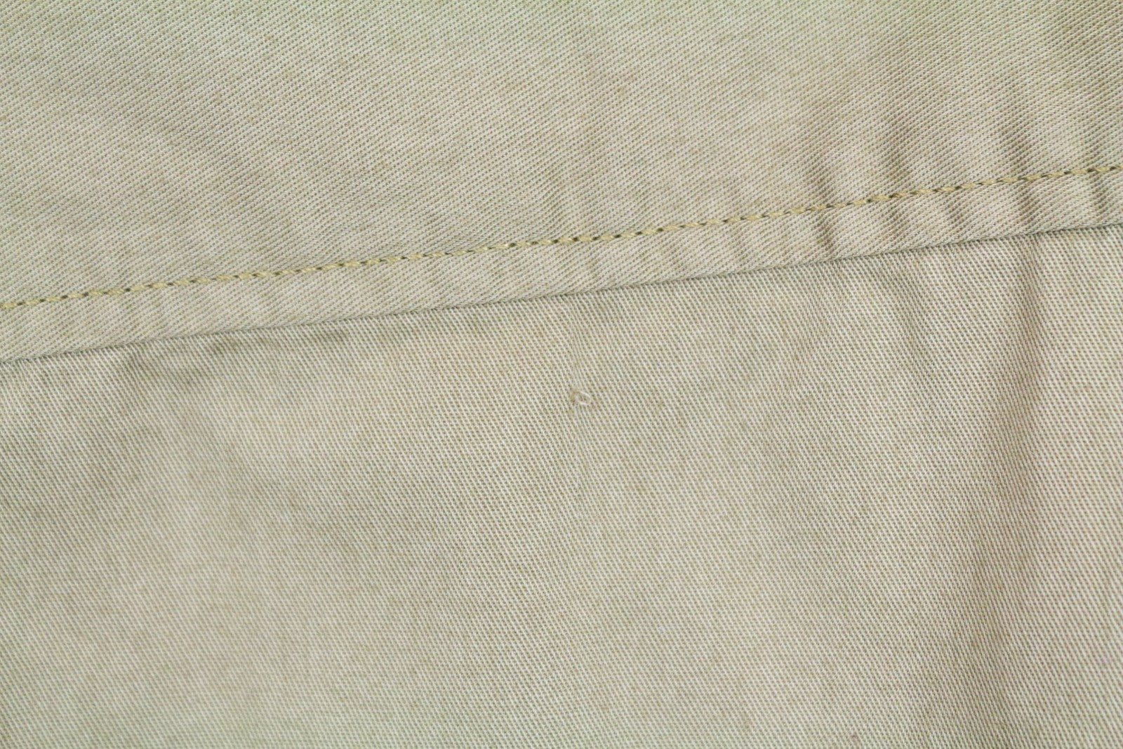 LEE vyriški marškinėliai M chaki žali medvilniniai ilgo ilgio marškinėliai su sagomis ir kišenėmis 