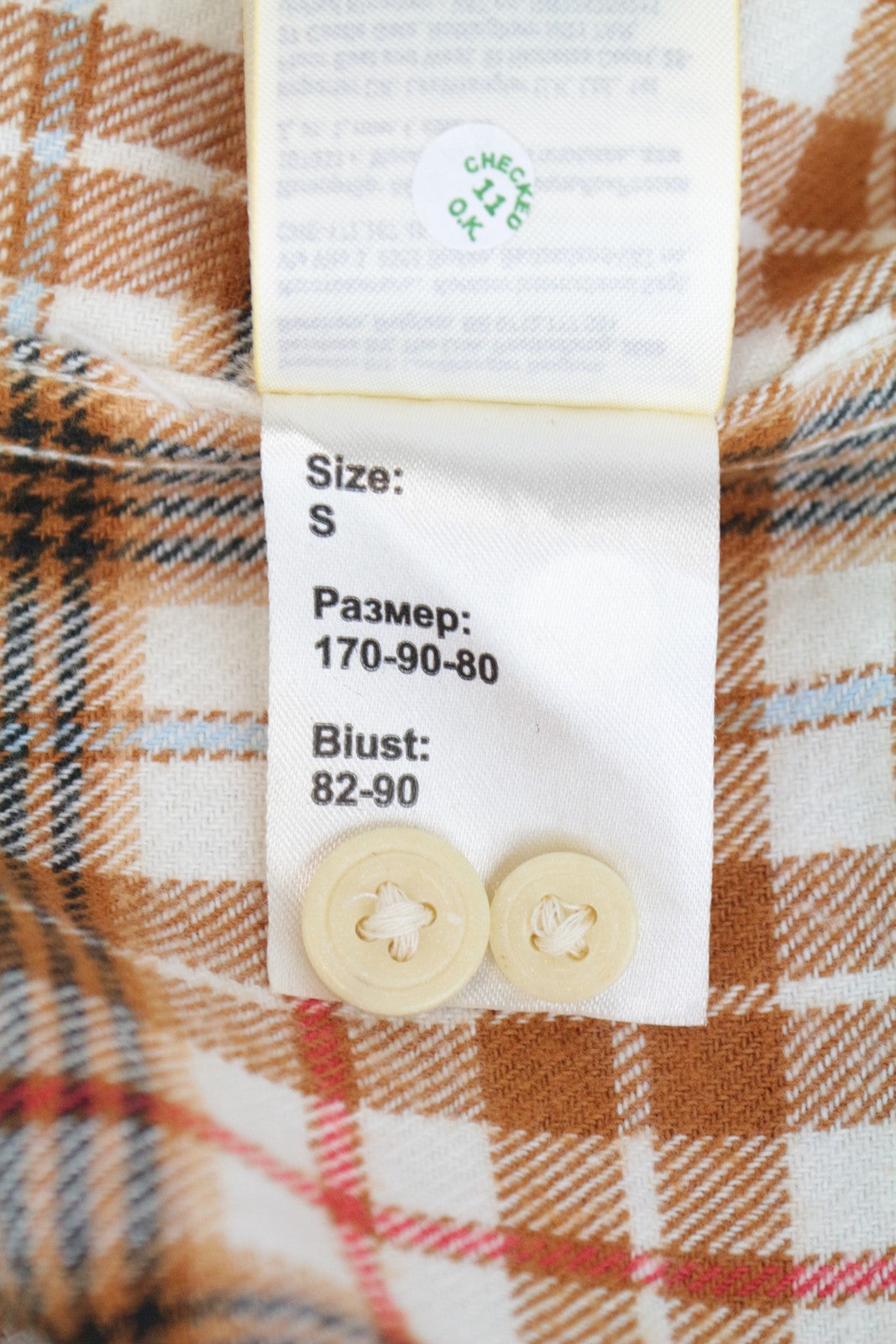 WRANGLER vyriški marškinėliai M oranžiniai languoti medvilniniai flaneliniai marškinėliai su sagomis ilgomis rankovėmis