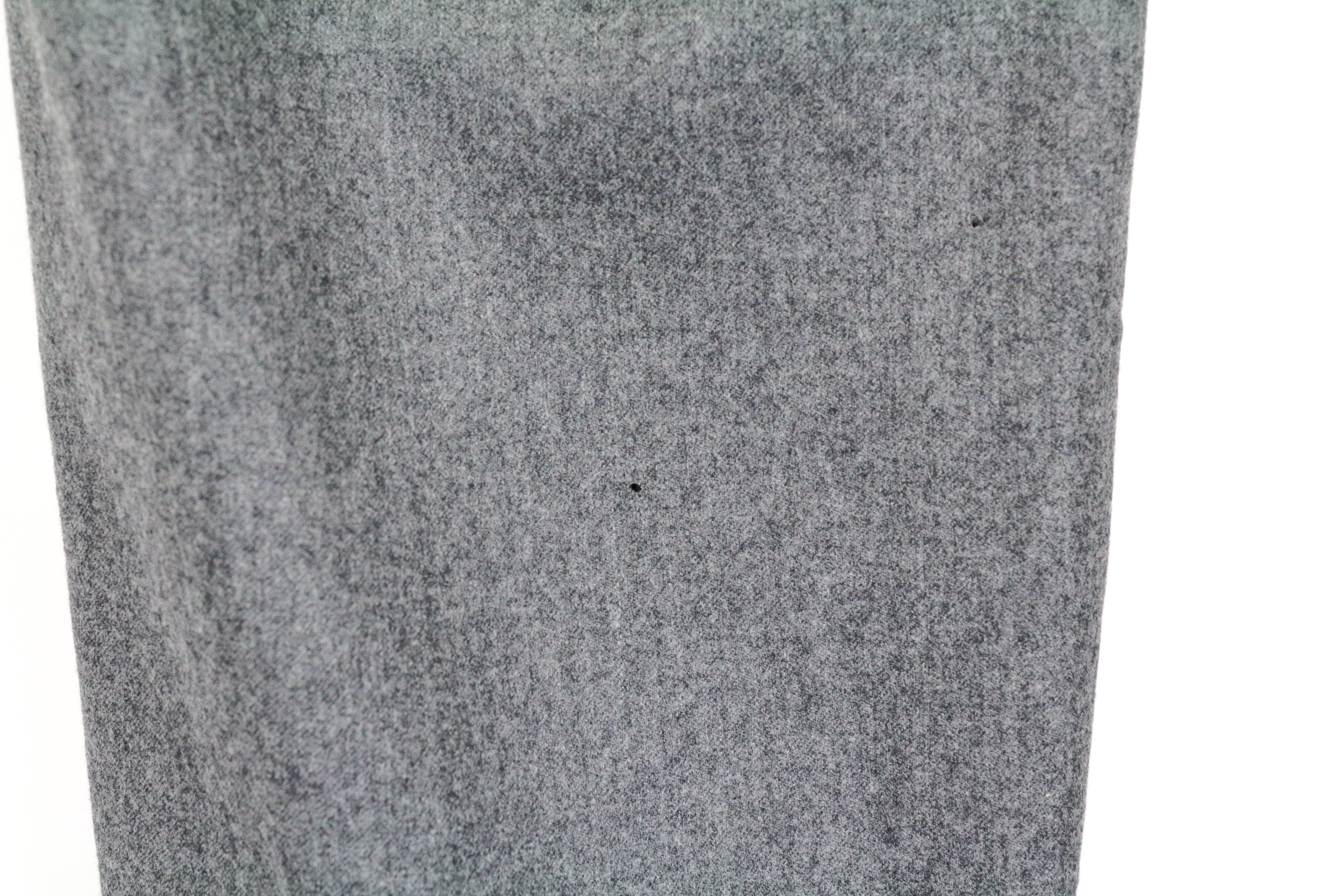 SUITSUPPLY Verona Men's Trousers UK42R Grey Wool Side Line Pleated Formal