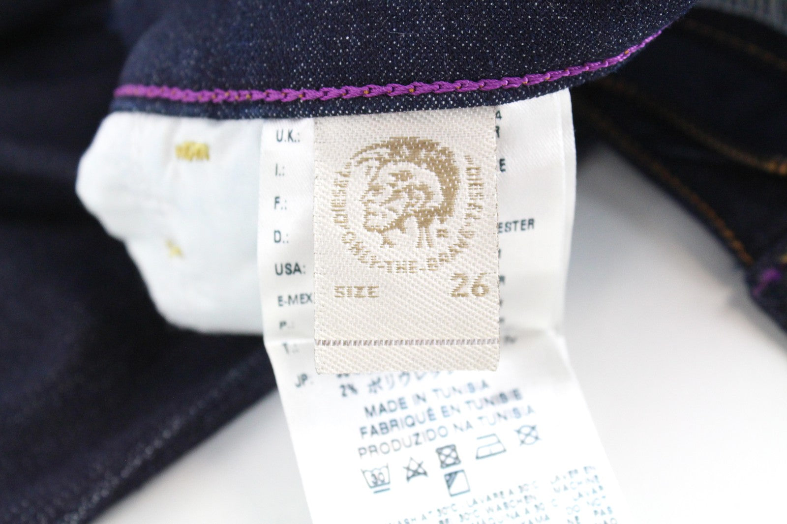 DIESEL Skinzee 0813C Women's Jeans W26/L32 Super Skinny Blue 5-Pocket Stretch