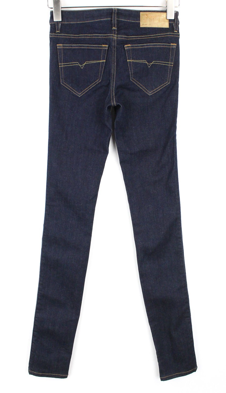 DIESEL Skinzee 0813C Women's Jeans W25/L34 Super Skinny Blue Cotton Stretch