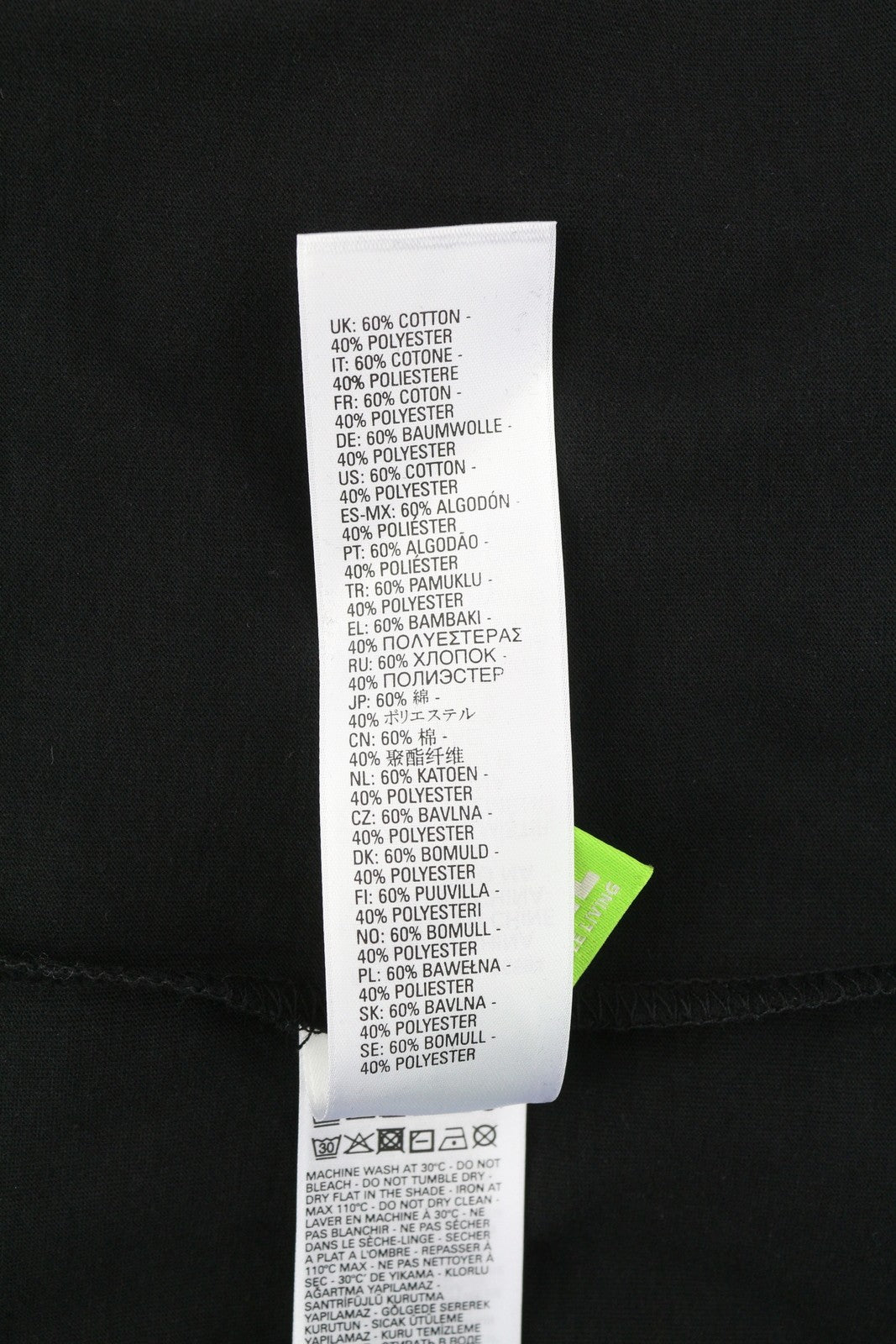 DIESEL T-Diegos-B6 Men T-Shirt S Black Tricot Stretchy Crew Neck Short Sleeved