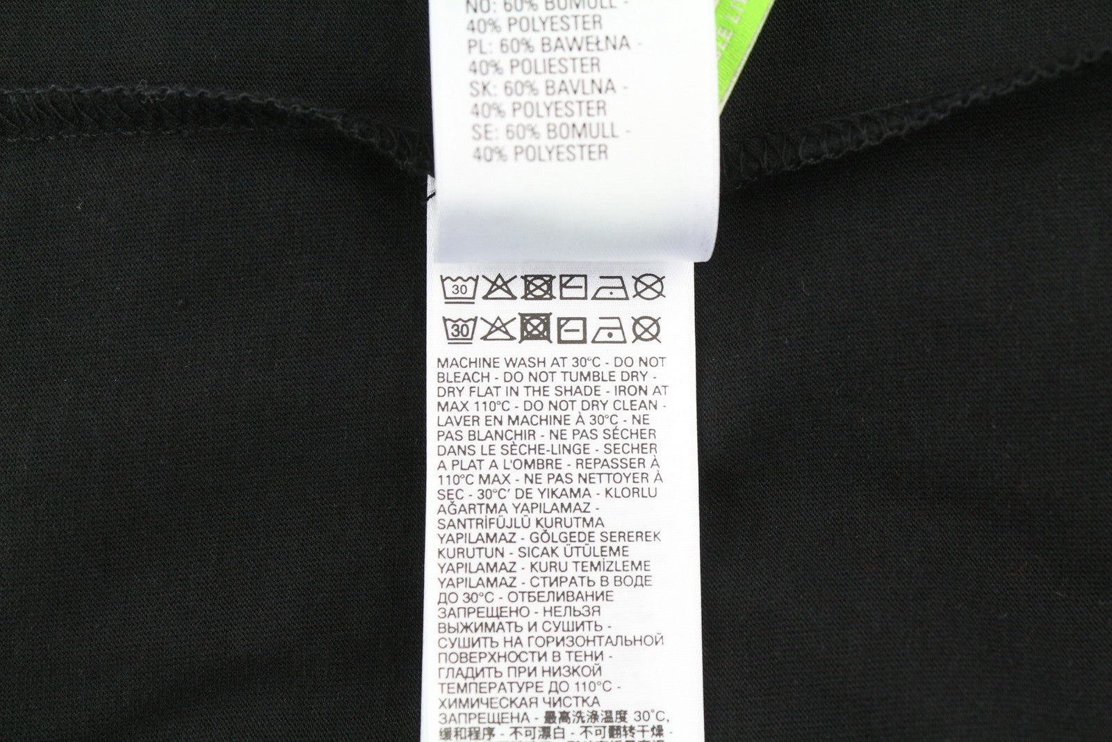 DIESEL T-Diegos-B6 Men T-Shirt S Black Tricot Stretchy Crew Neck Short Sleeved