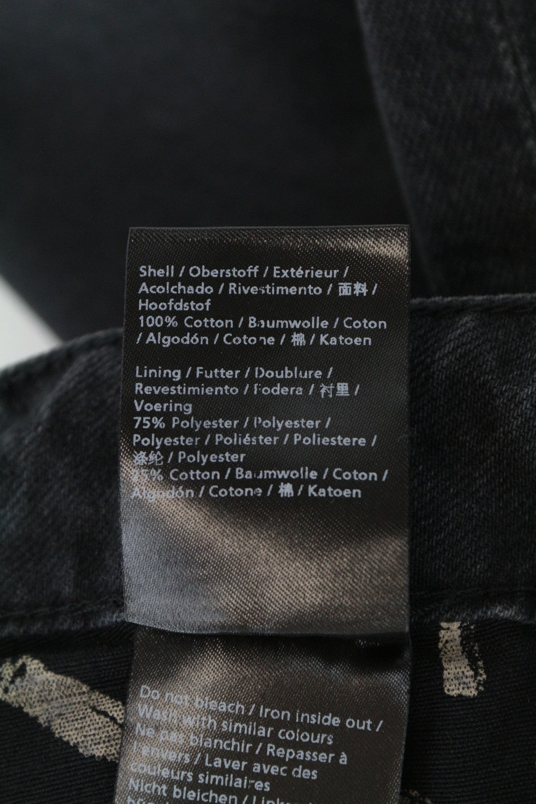 DENHAM Piper moteriškas sijonas W25 skalbtos juodos medvilnės mini džinsinis sijonas su 5 kišenėmis 