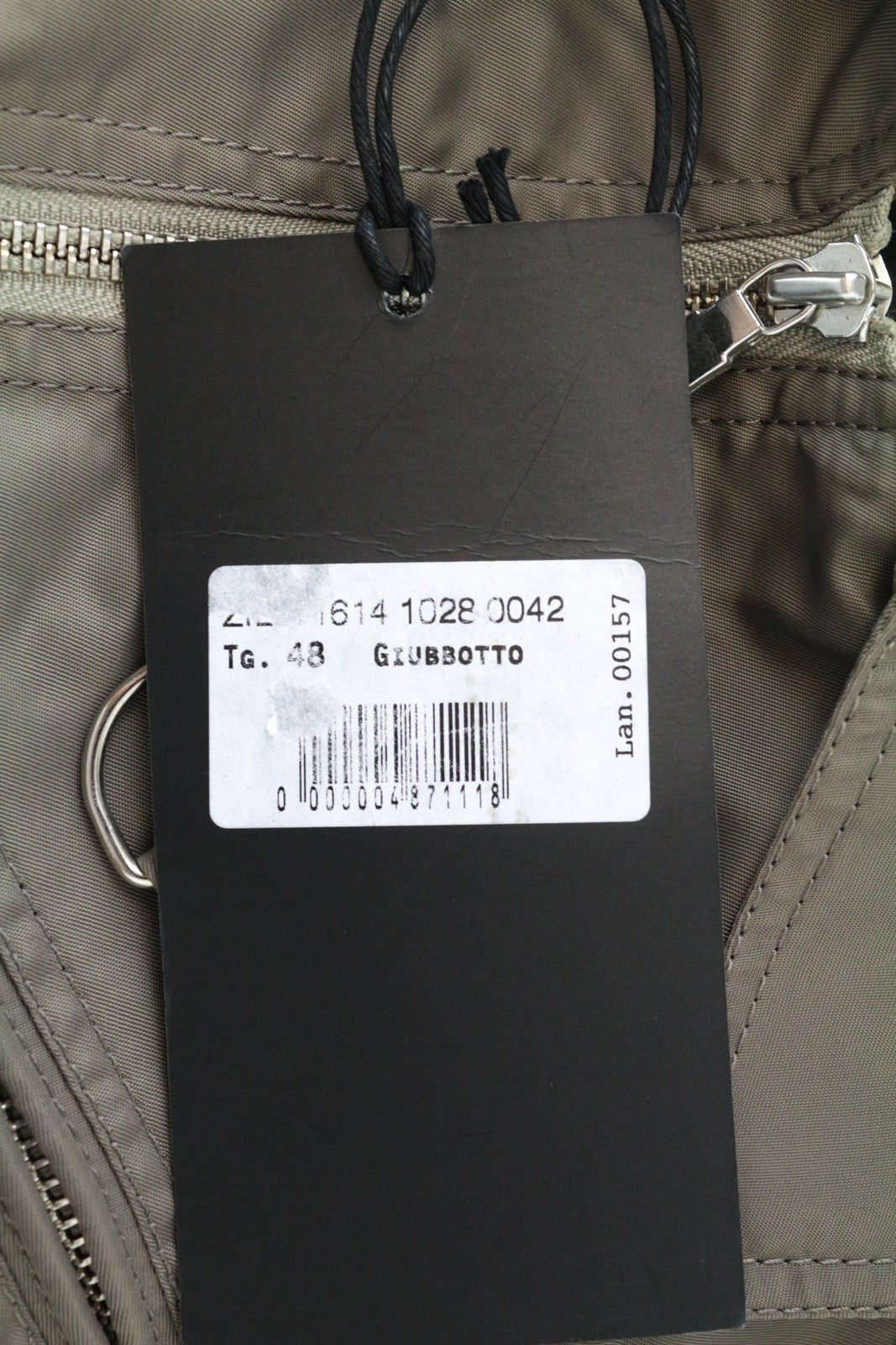 RICHMOND Men's Jacket 48 Brown Lined LS Lightweight Multi Pocket