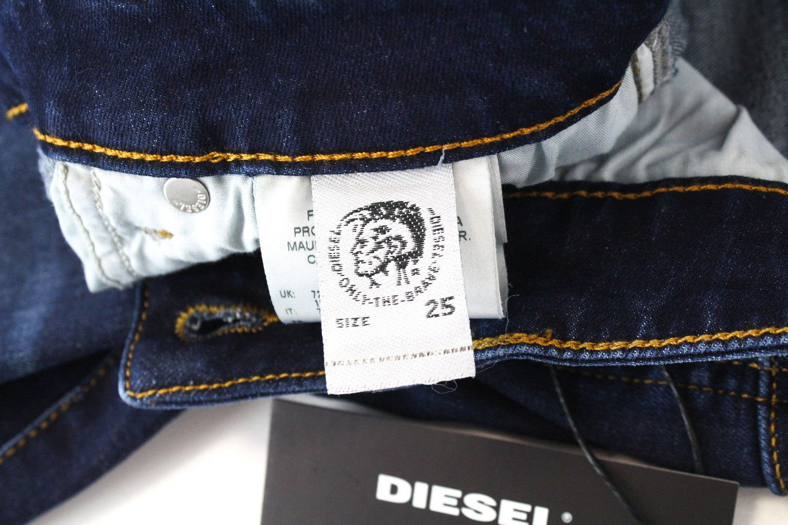 DIESEL Gracey RM001 Women's Jeans W25/L30 Slim Skinny Fit Blue Cotton