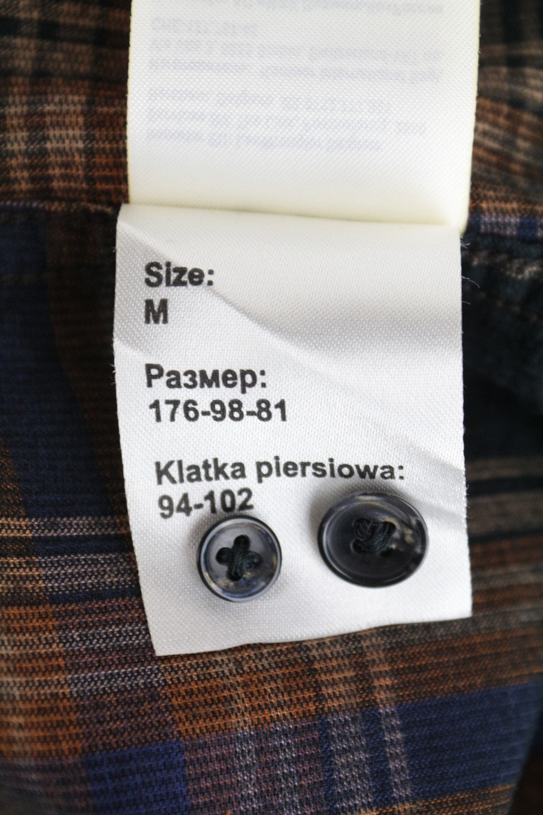 WRANGLER vyriški marškinėliai M rudi, tamsiai mėlyni, languoti, velveto, ilgomis rankovėmis, medvilniniai