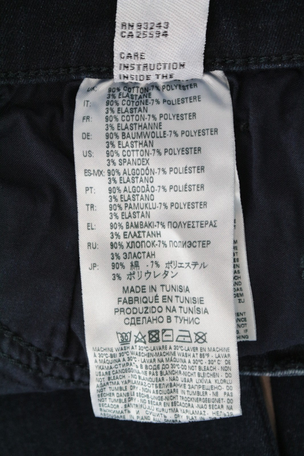 DIESEL Slandy 084ZD Women's Jeans W30/L34 Super Slim Skinny Blue Ripped Stretch