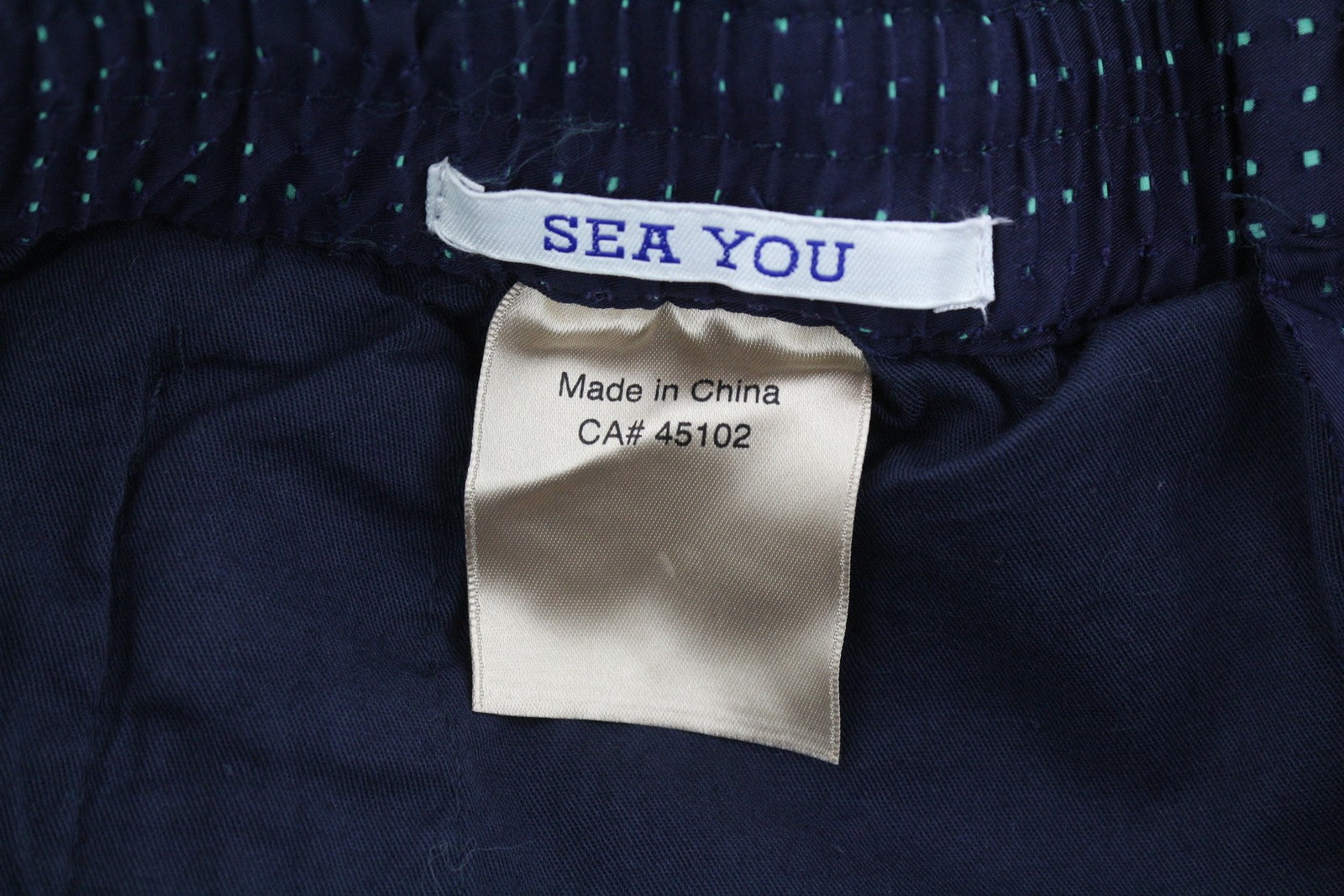 SCOTCH & SODA Men Shorts ~W28 Dark Blue Elastic Waist Lined Pockets Casual