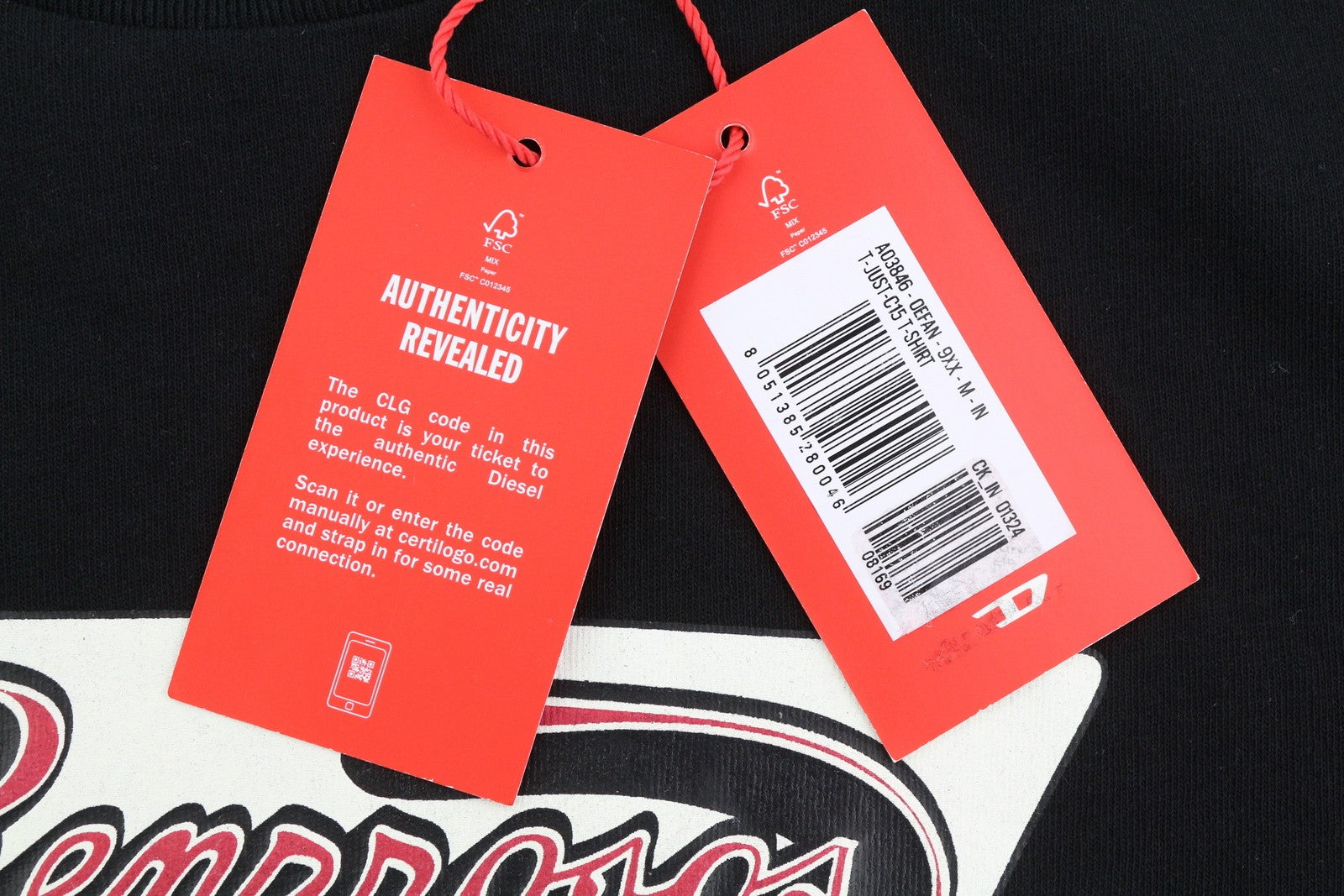 DIESEL T-Just-C15 vyriški marškinėliai M, juodi, trikotažiniai, tamprūs, apvalios iškirptės, trumpomis rankovėmis. 