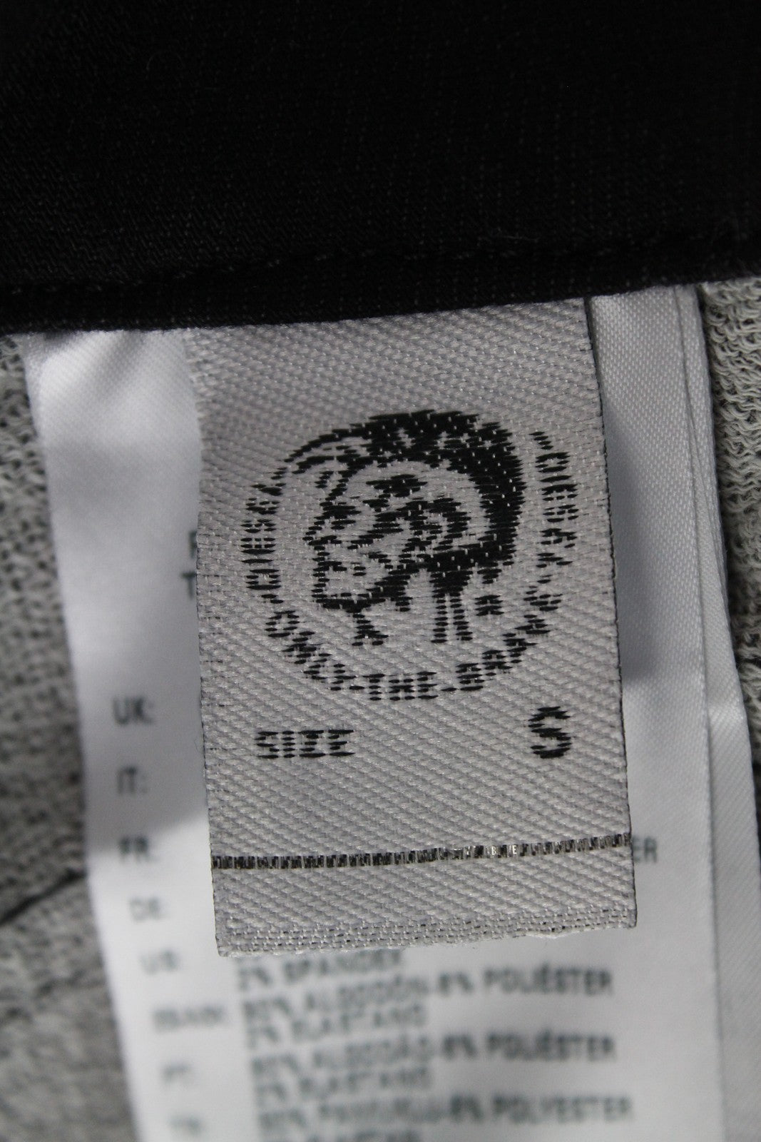 DIESEL D-Flory-NE 0093B moteriškas kombinezonas S dydžio sportinis Jogg pilkas tamprus kombinezonas 