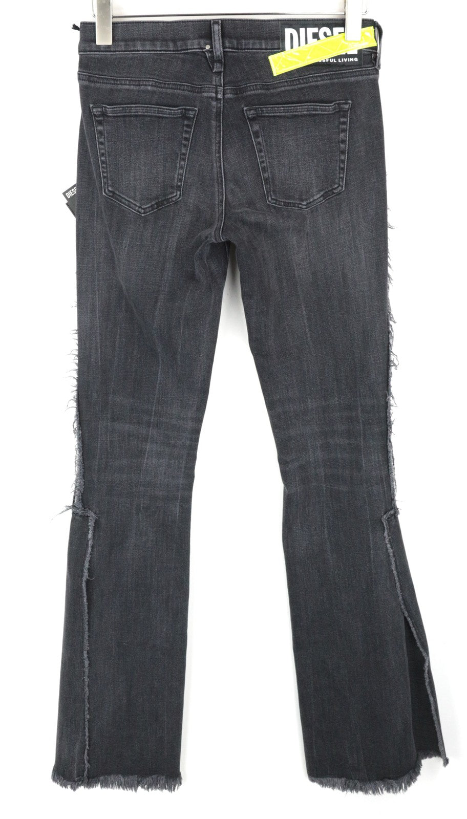 DIESEL D-Ebbey-F 081AH Women's Jeans W27/L34 Low Waist Bootcut Slit Stretch Fit