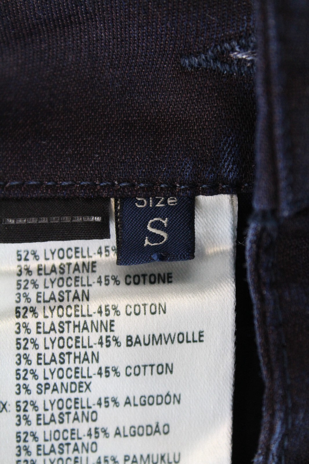 DIESEL Bady-NE 0681S moteriškas kombinezonas S platus mėlynas tamprus medvilninis kombinezonas 