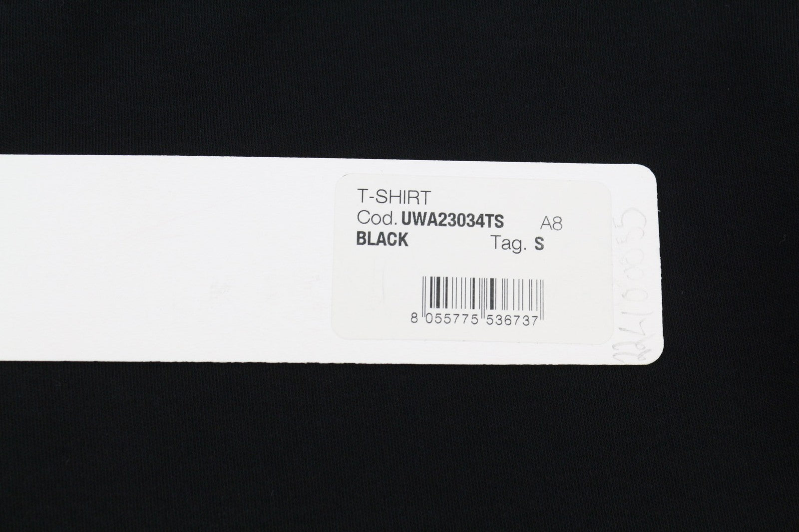 RICHMOND moteriški marškinėliai S, juodi, laisvo laiko apvalios iškirptės rašto, tamprūs