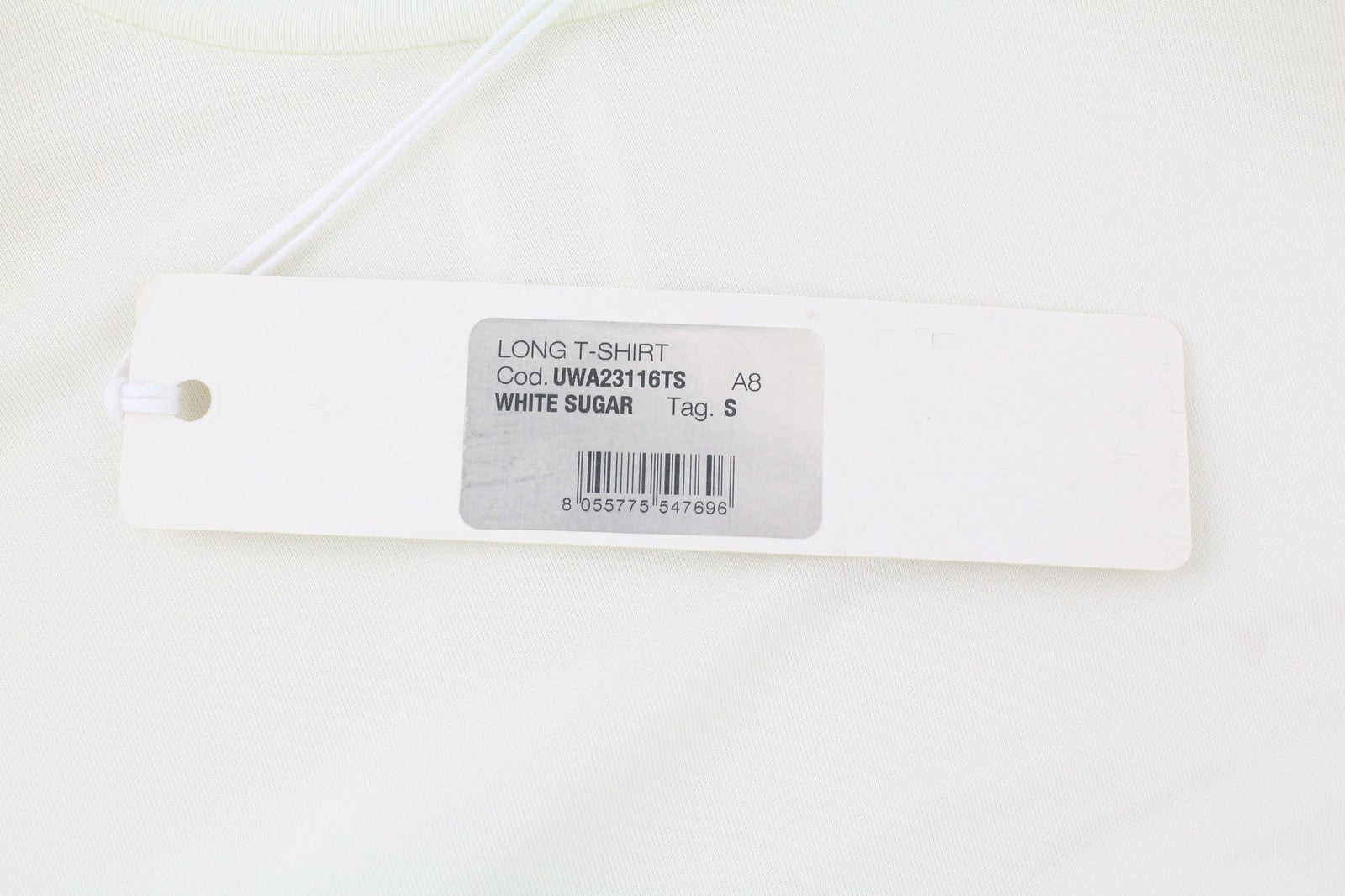 RICHMOND moteriški marškinėliai S dydžio, balkšvi, trumpomis rankovėmis, su dirželiu, užtrauktuku, visiems metų laikams 