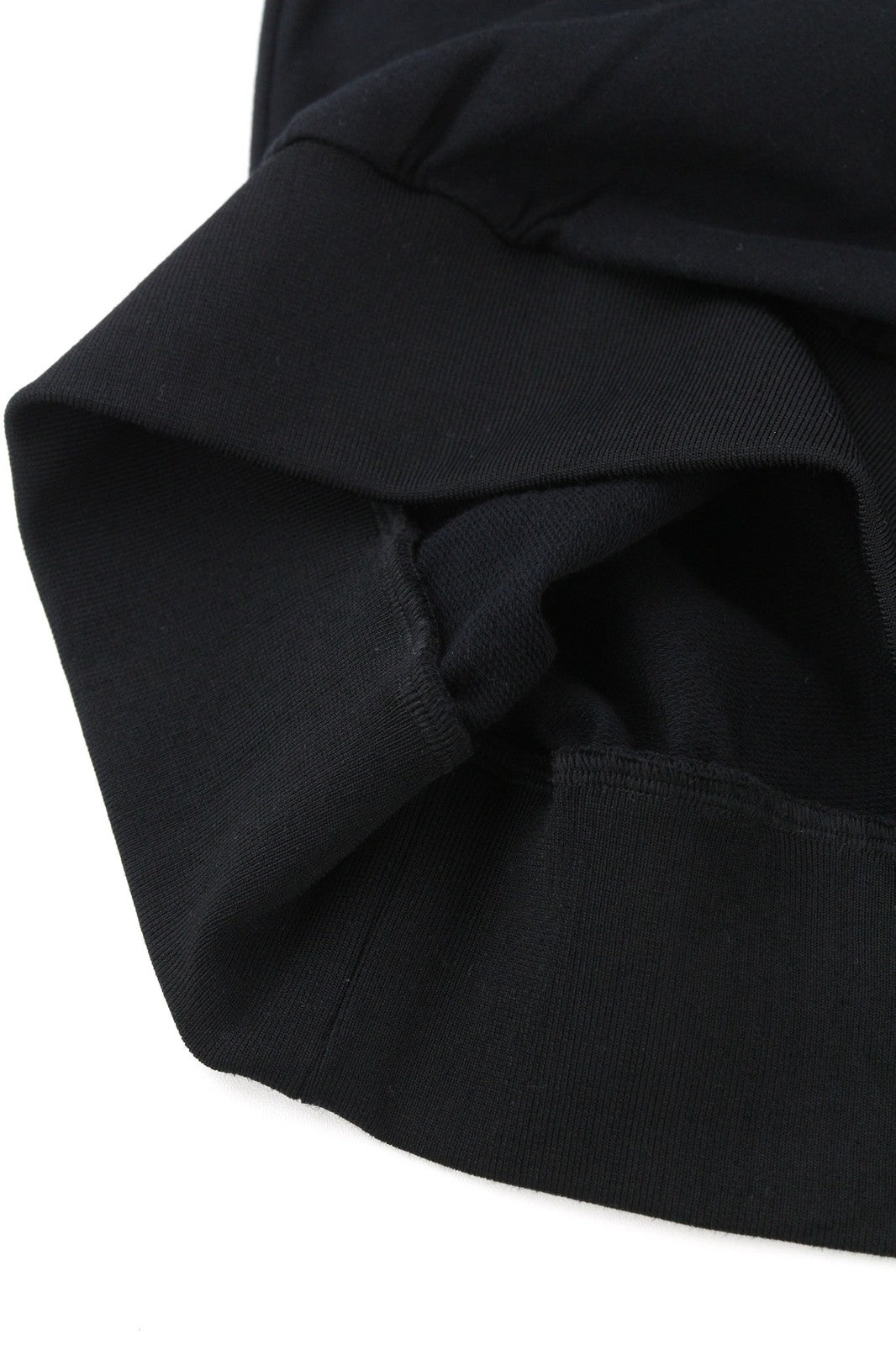 JOHN RICHMOND moteriškos klasikinės S formos juodos ilgomis rankovėmis iki kelių marškinėliai visiems metų laikams