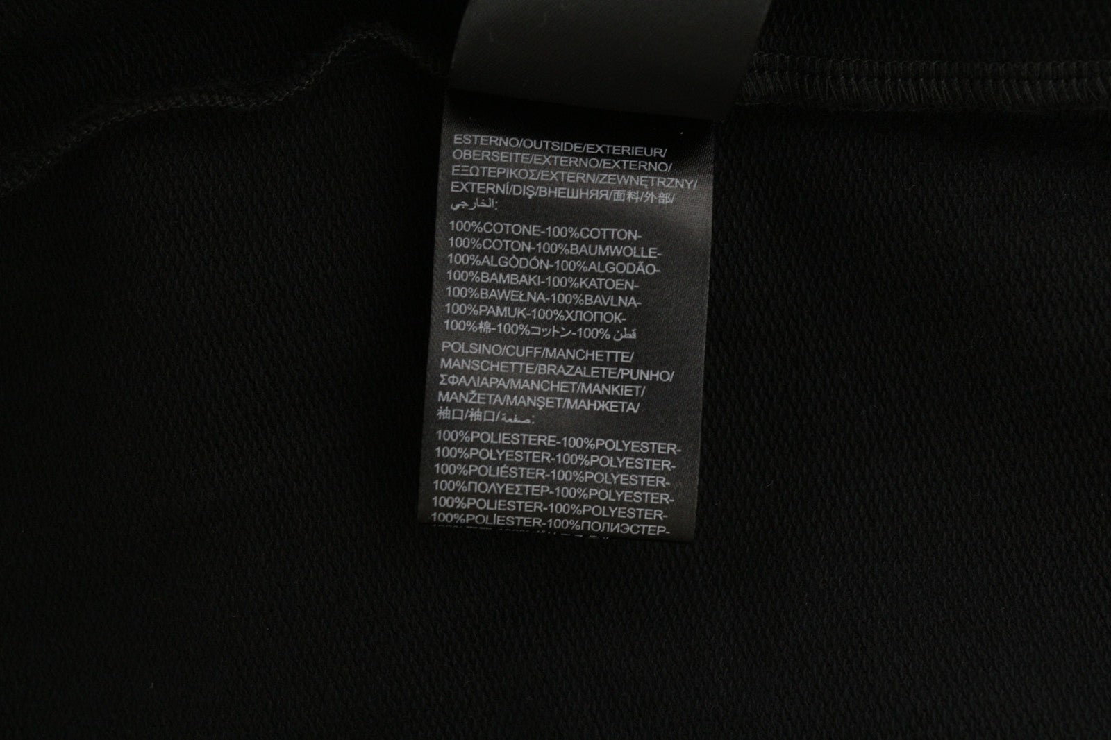 JOHN RICHMOND moteriškos klasikinės S formos juodos ilgomis rankovėmis iki kelių marškinėliai visiems metų laikams