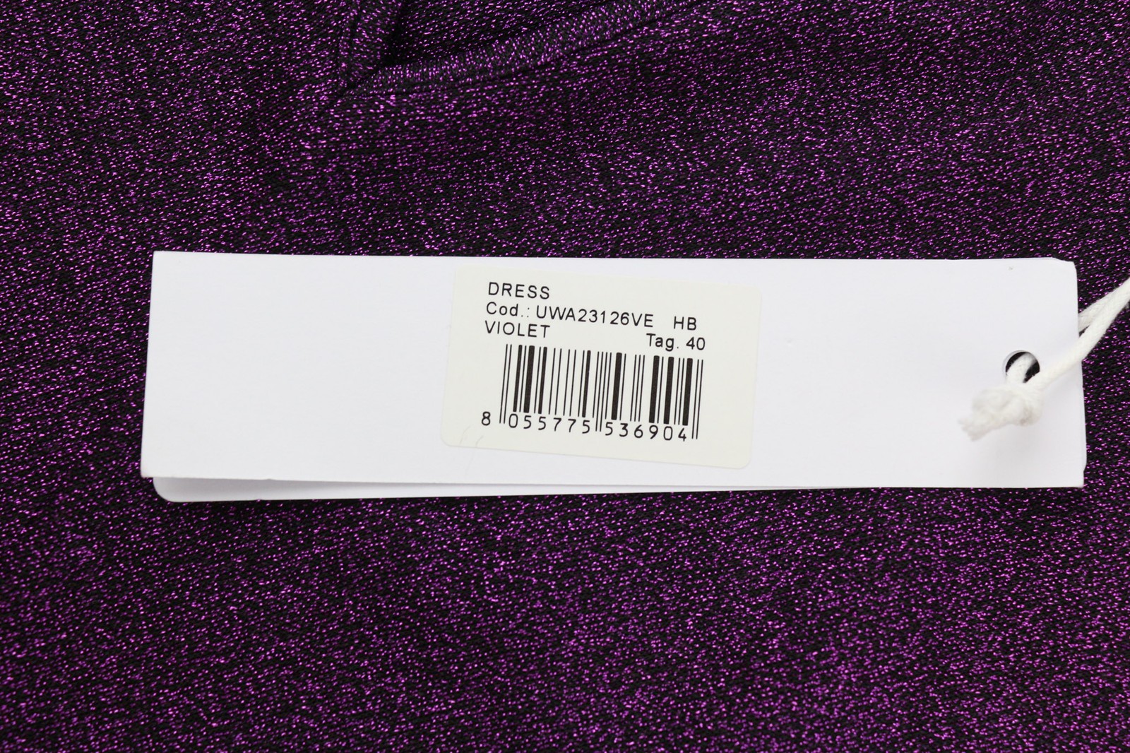 JOHN RICHMOND moteriškos klasikinės S dydžio violetinės spalvos blizgučiais aptemptos ilgomis rankovėmis šortai 