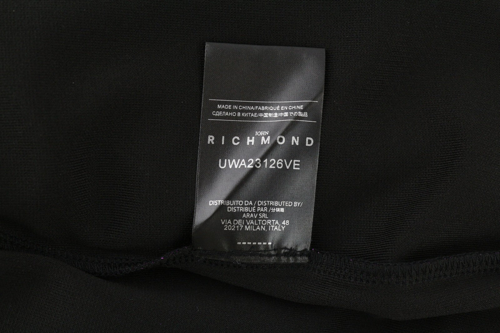 JOHN RICHMOND moteriškos klasikinės S dydžio violetinės spalvos blizgučiais aptemptos ilgomis rankovėmis šortai 