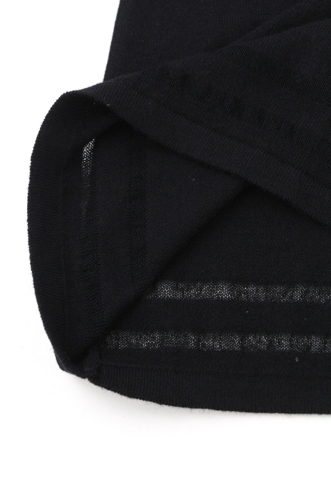 JOHN RICHMOND moteriškos klasikinės S dydžio juodos permatomos ilgomis rankovėmis megztos kelnės 