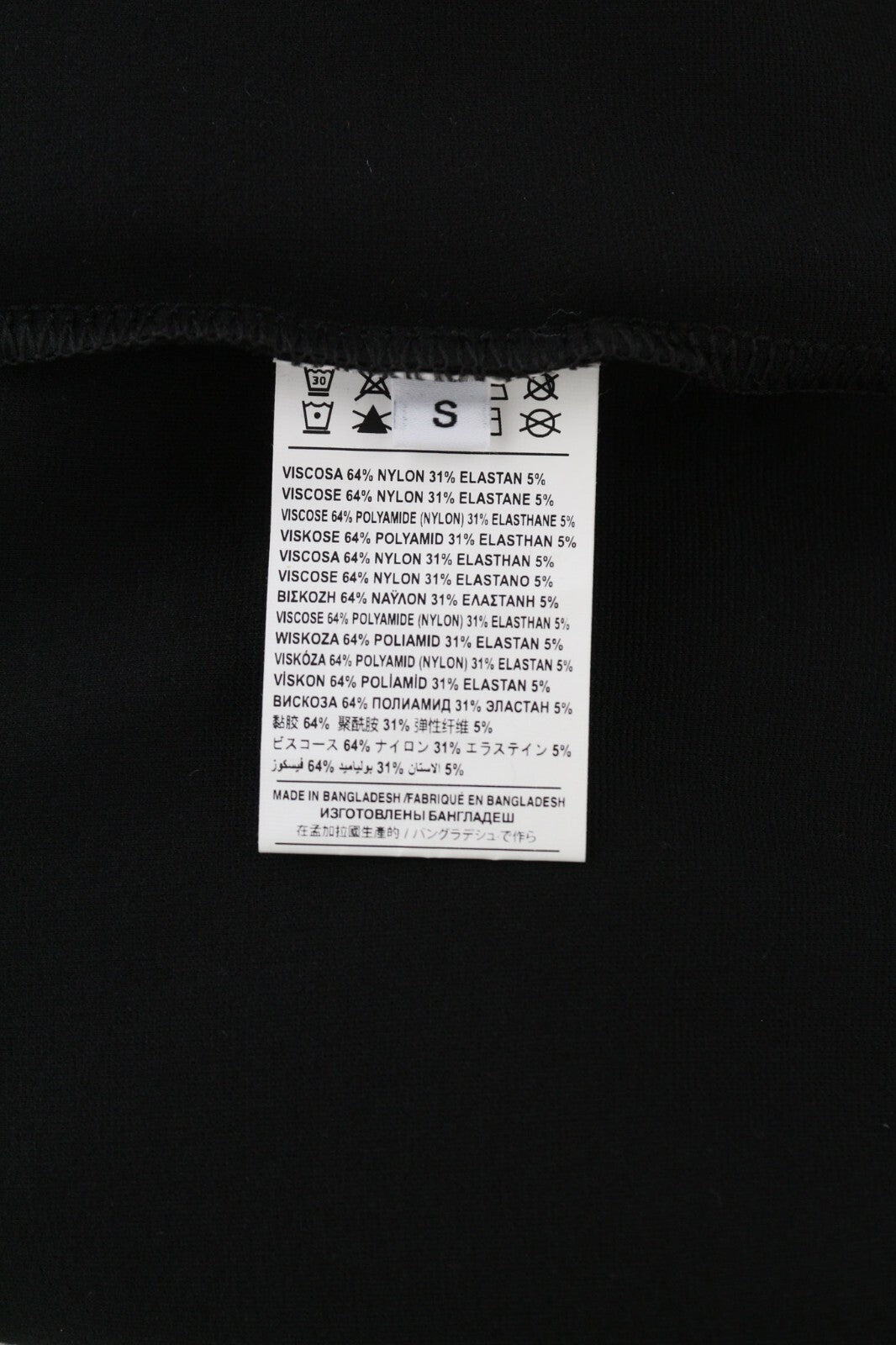 JOHN RICHMOND moteriški klasikiniai S dydžio juodi pūsti ilgomis rankovėmis polo marškinėliai su raukiniais, užtrauktuku ir mini dydžio marškinėliai 