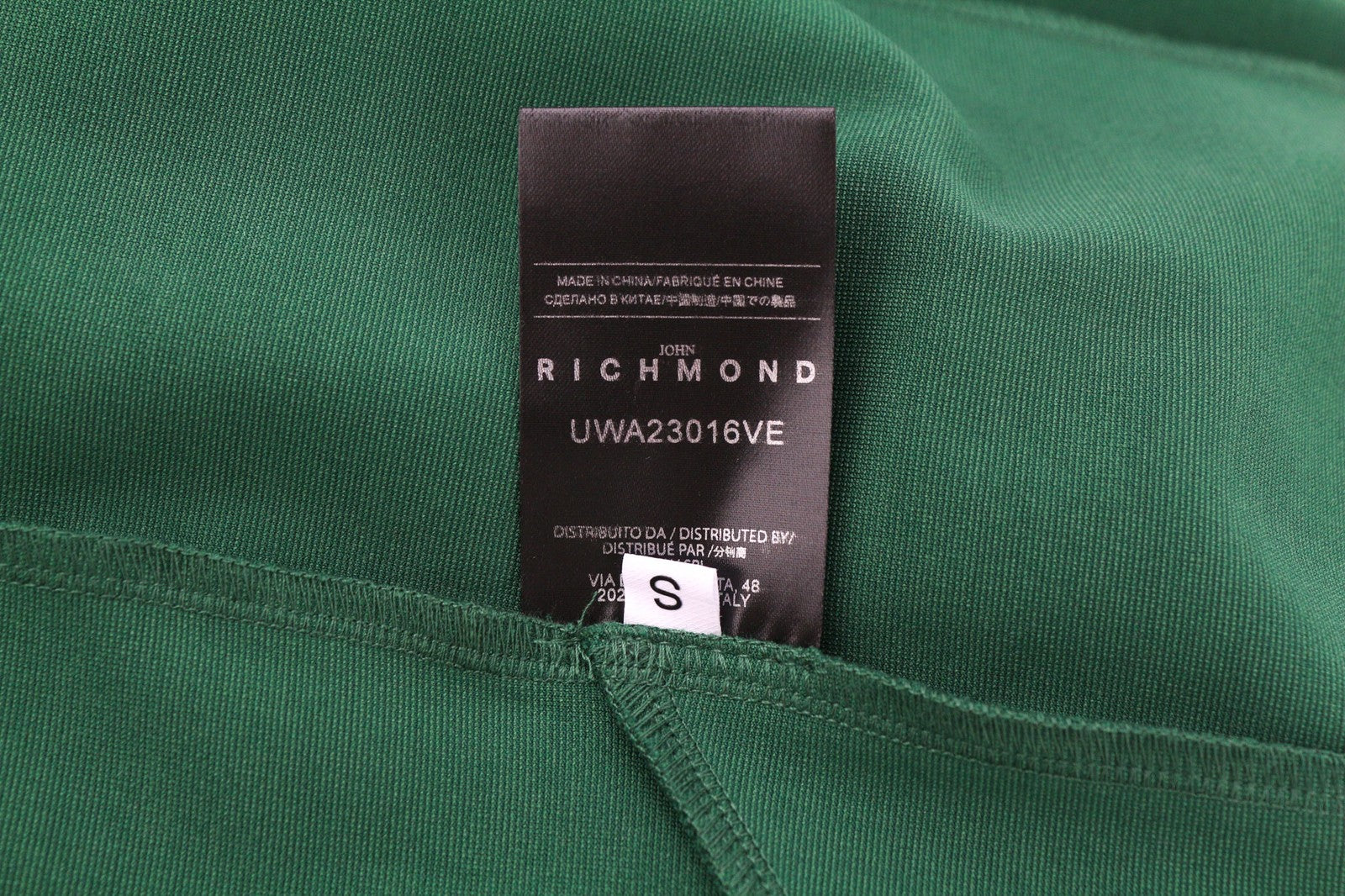 JOHN RICHMOND moteriški klasikiniai S dydžio žali ilgomis rankovėmis šortai visiems metų laikams 