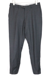 SUITSUPPLY Brescia Men's Trousers UK38S Cool Grey Lined Pleated Classic Fit