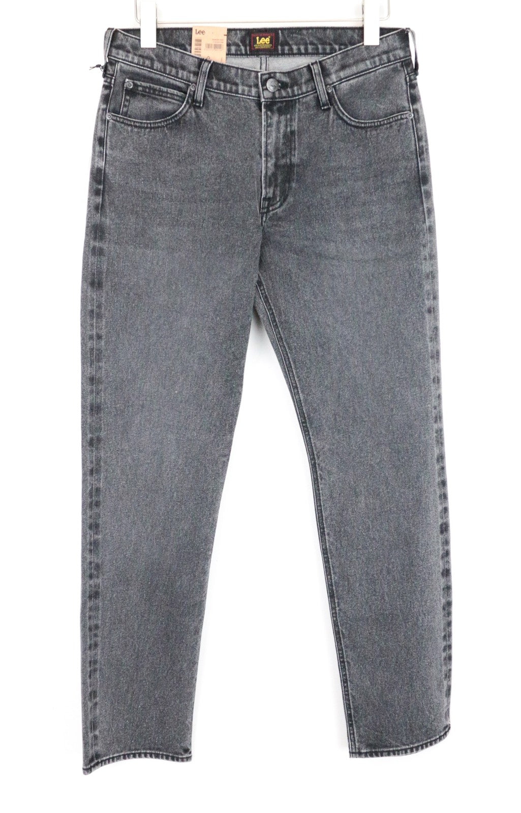 LEE West vyriški džinsai W32/L32 laisvalaikio kirpimo, pilki, tamprūs medvilniniai džinsai 
