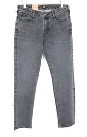 LEE West vyriški džinsai W32/L32 laisvalaikio kirpimo, pilki, tamprūs medvilniniai džinsai 