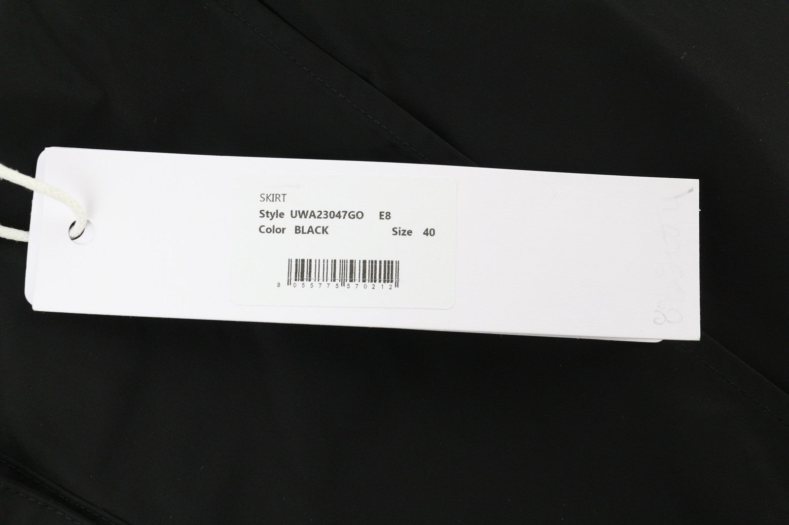 JOHN RICHMOND moteriškas sijonas ~S juodas užtrauktukas su grandinėle, kišenėmis ir šortai 