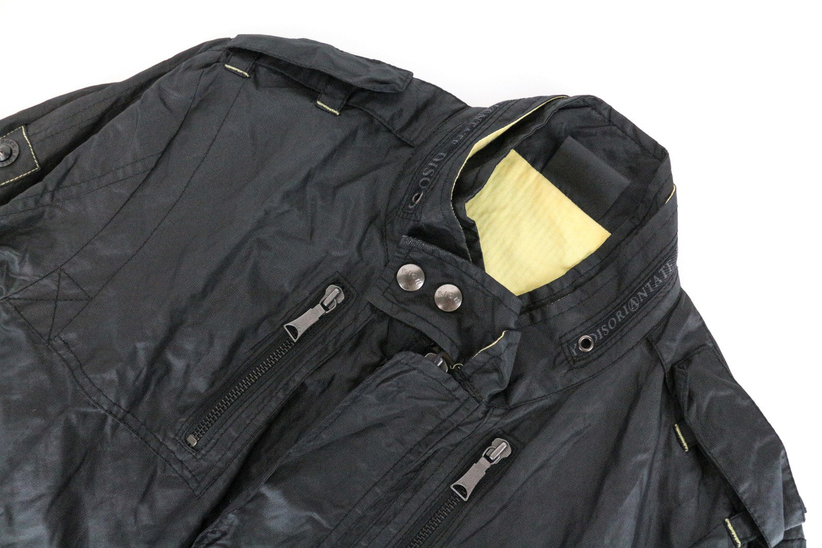 RICHMOND vyriška striukė 48 juoda, užtrauktuku, vienaeilė, lengva, ilgomis rankovėmis 