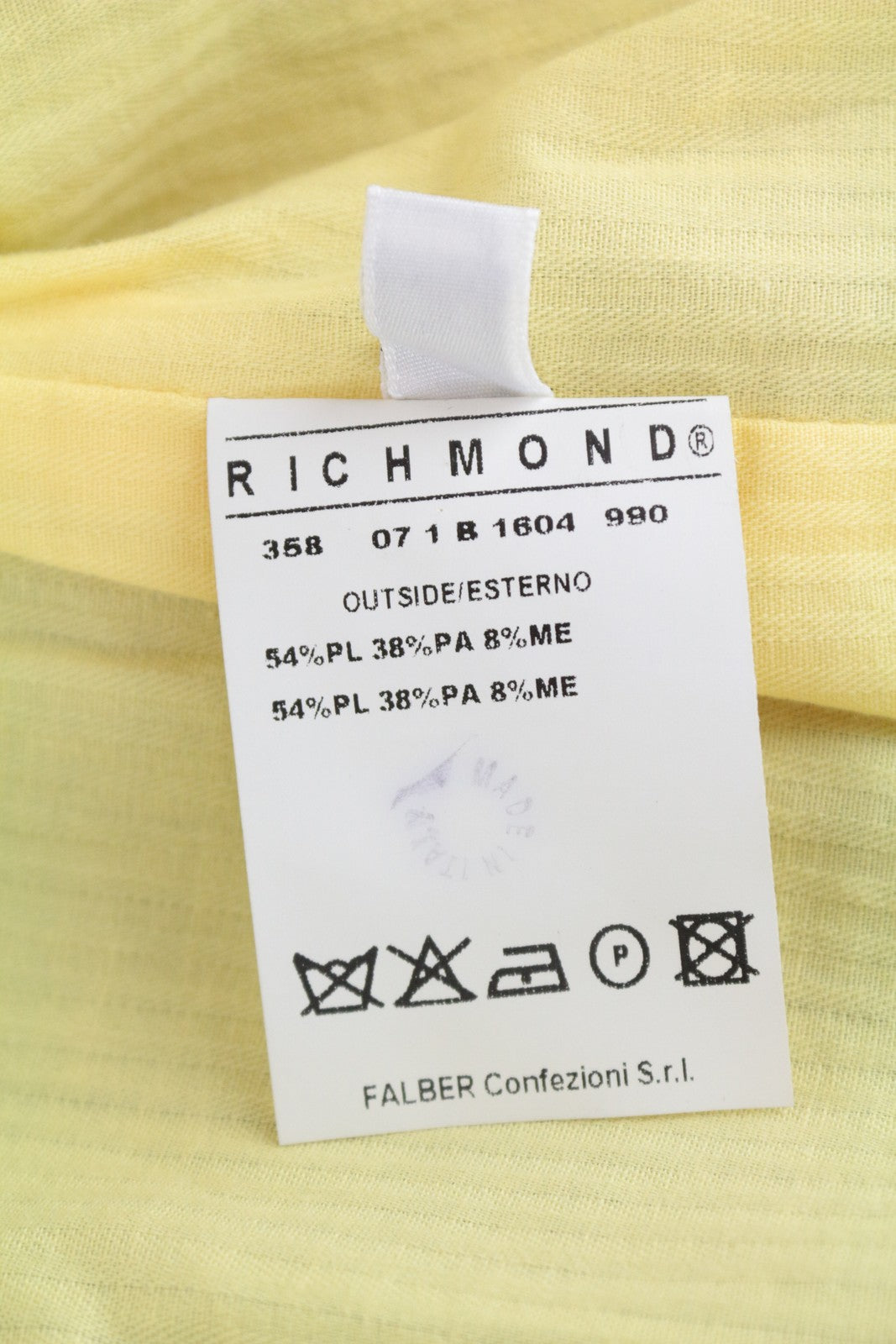 RICHMOND vyriška striukė 48 juoda, užtrauktuku, vienaeilė, lengva, ilgomis rankovėmis 