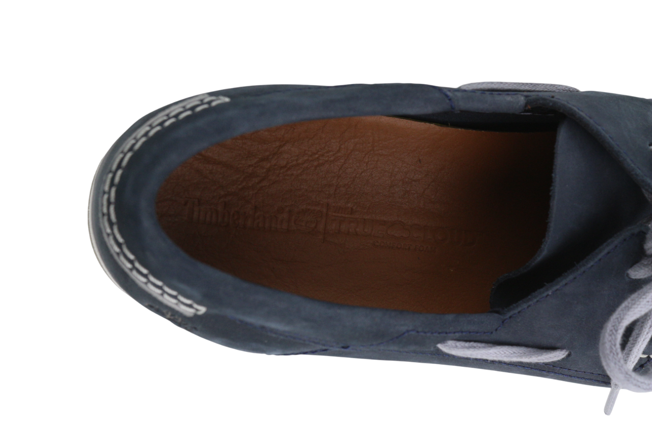 TIMBERLAND A416H vyriški batai EU44 UK9.5 mėlyni odiniai ilgaauliai su migdolų nosimi 