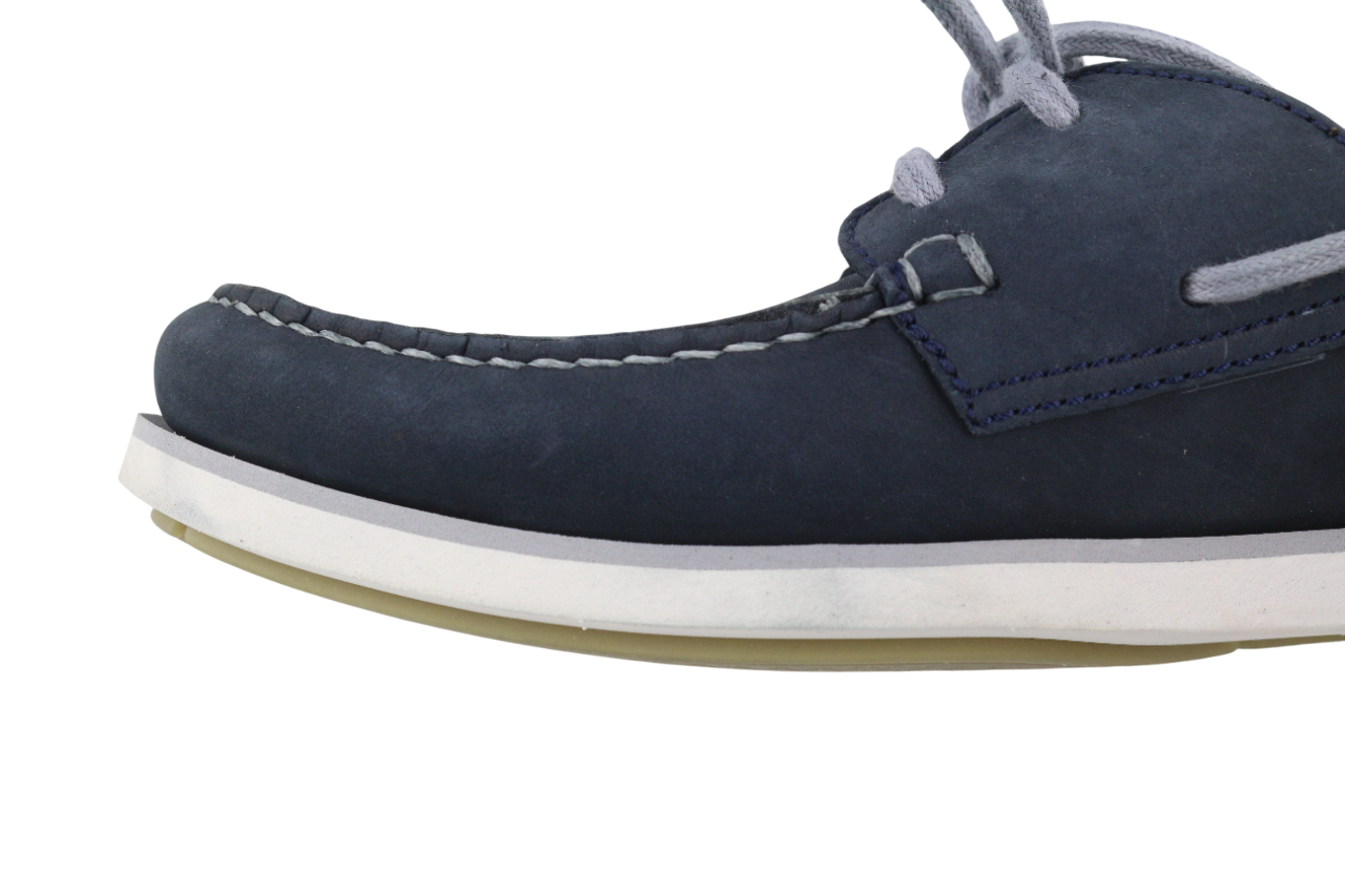 TIMBERLAND A416H vyriški batai EU44 UK9.5 mėlyni odiniai ilgaauliai su migdolų nosimi 