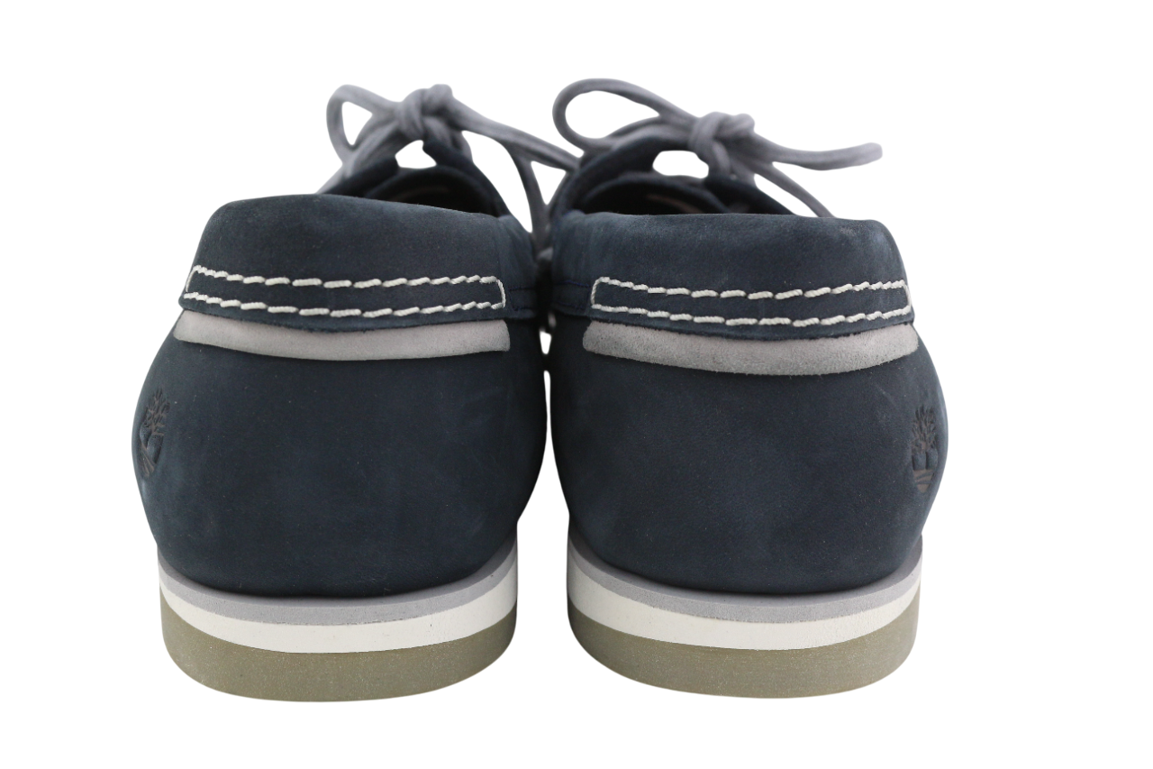 TIMBERLAND A416H vyriški batai EU44 UK9.5 mėlyni odiniai ilgaauliai su migdolų nosimi 