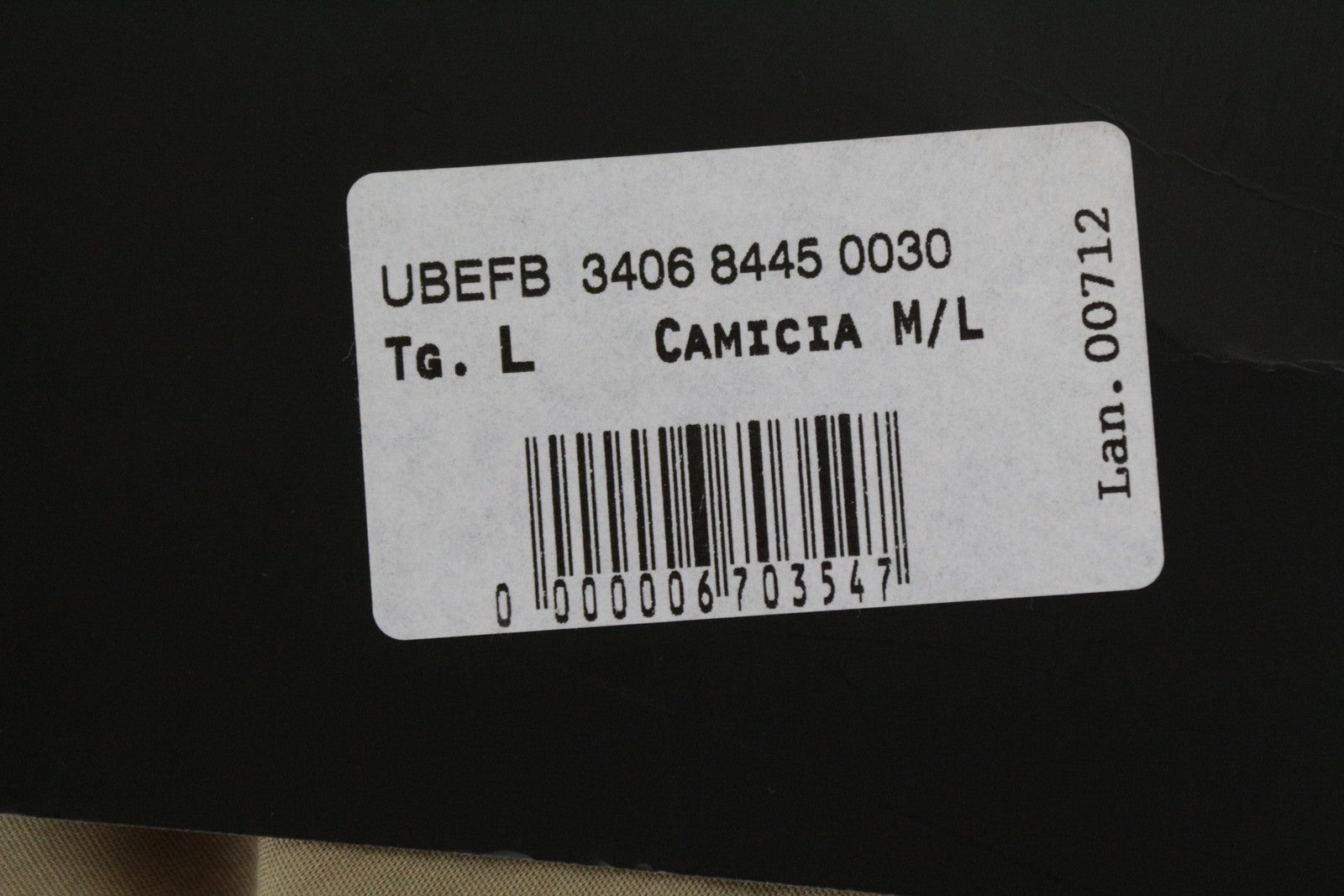 RICHMOND vyriški marškinėliai, šviesiai rudi, tamprūs, medvilniniai, ilgomis rankovėmis, L dydžio, su sagomis 