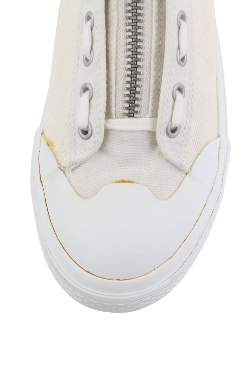 DIESEL S-Astico Mzip Womens Sneakers EU40.5 Zipper Almond Toe RRP€180