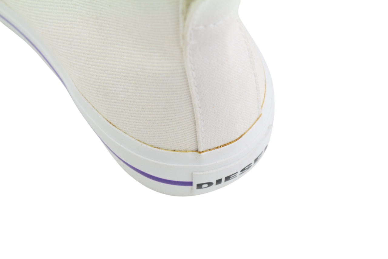 DIESEL S-Astico Mzip Womens Sneakers EU40.5 Zipper Almond Toe RRP€180