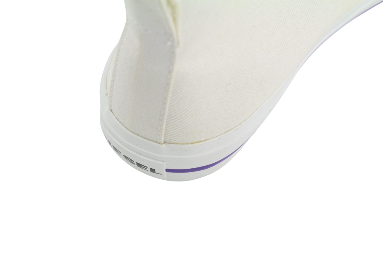 DIESEL S-Astico Mzip Womens Sneakers EU40.5 Zipper Almond Toe RRP€180