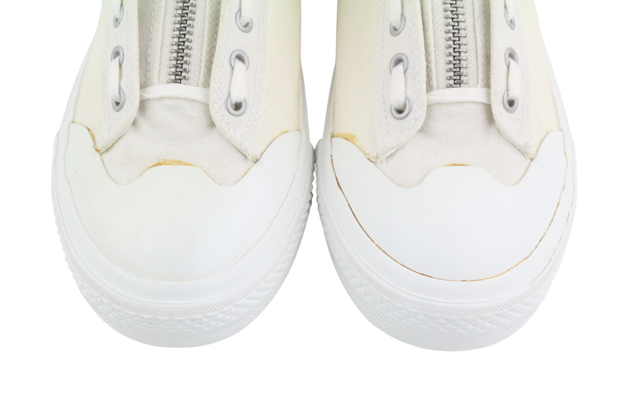 DIESEL S-Astico Mzip Womens Sneakers EU40.5 Zipper Almond Toe RRP€180