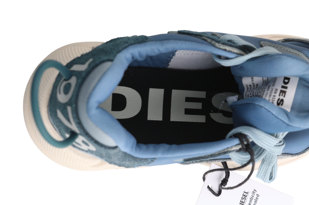 DIESEL S-Serendipity LC moteriški sportbačiai, mėlyni, žemi, suvarstomi, EU35, RRP 150 € 