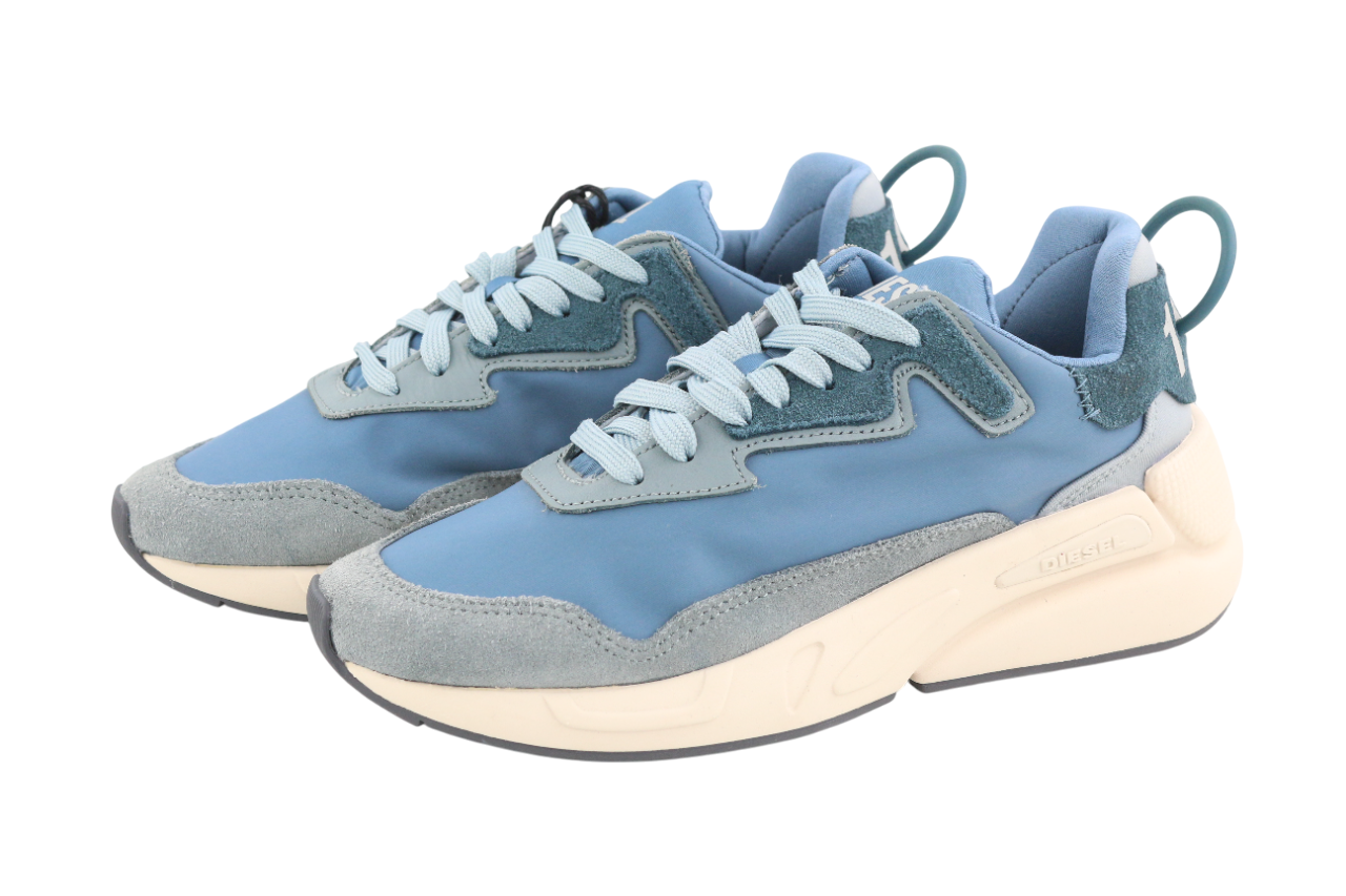 DIESEL S-Serendipity LC moteriški sportbačiai, mėlyni, žemi, suvarstomi, EU35, RRP 150 € 