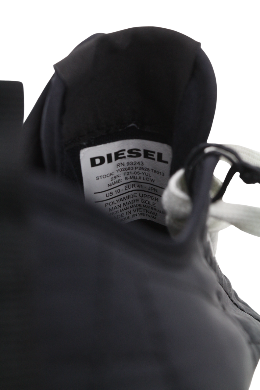 DIESEL S-Muji LC moteriški sportbačiai, juodi, žemi, suvarstomi, migdolų spalvos, su etiketėmis, RRP 160 € 