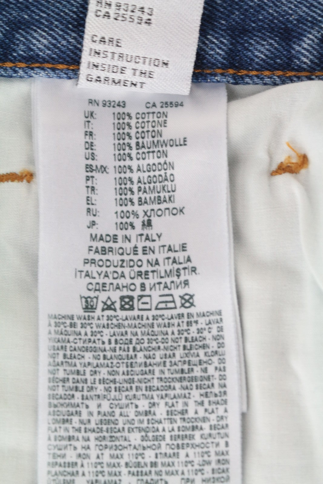 DIESEL Widee 0077V moteriški džinsai W26/L32 tiesūs mėlyni aukštu juosmeniu medvilniniai džinsai 