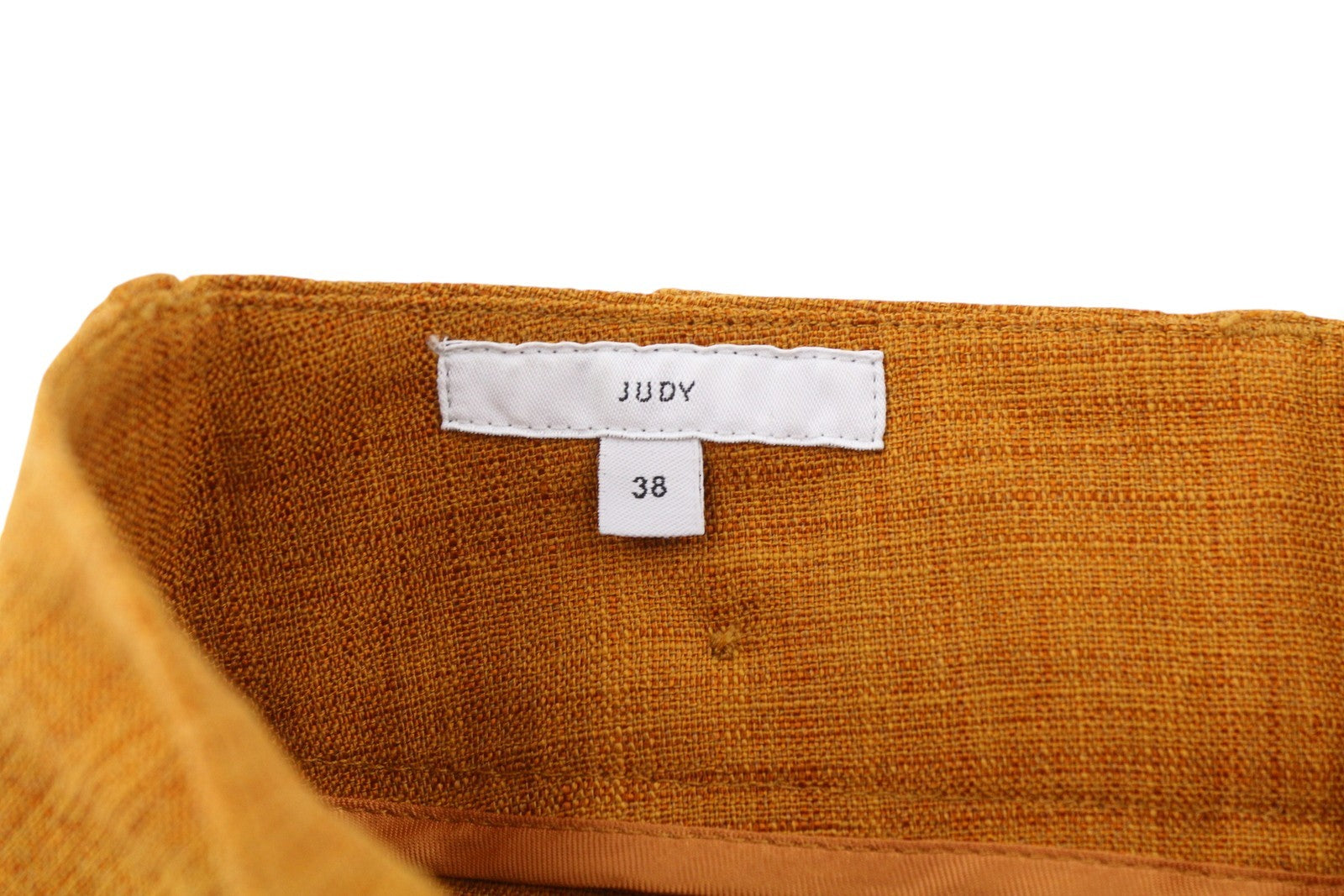 PT TORINO Judy moteriškos kelnės, 38 W25, rudos, aukštu juosmeniu, platėjančios, raštuotos, iki kulkšnių. 