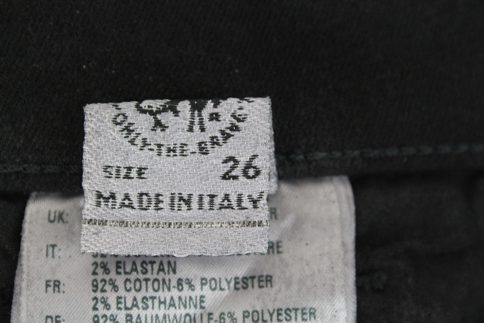 DIESEL Slandy-SP4 0094S moteriški džinsai W26/L34 juodi, dengti, itin aptempti 