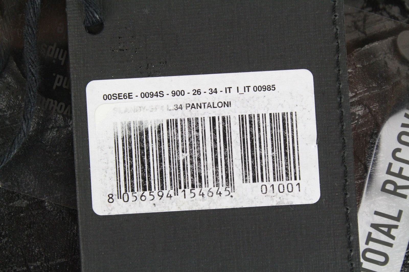 DIESEL Slandy-SP4 0094S moteriški džinsai W26/L34 juodi, dengti, itin aptempti 