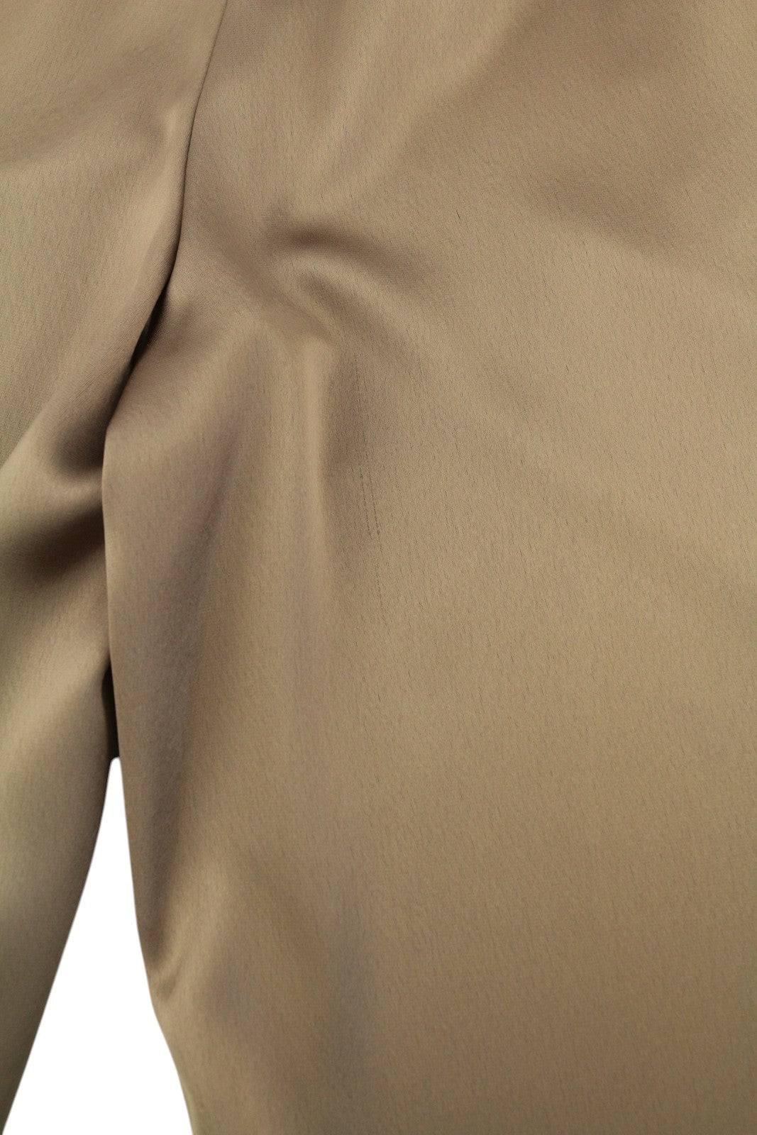 PT TORINO Lydia moteriškos kelnės, 44, rudos, blizgios, tamprios juosmens, platėjančios kišenės kojose. 