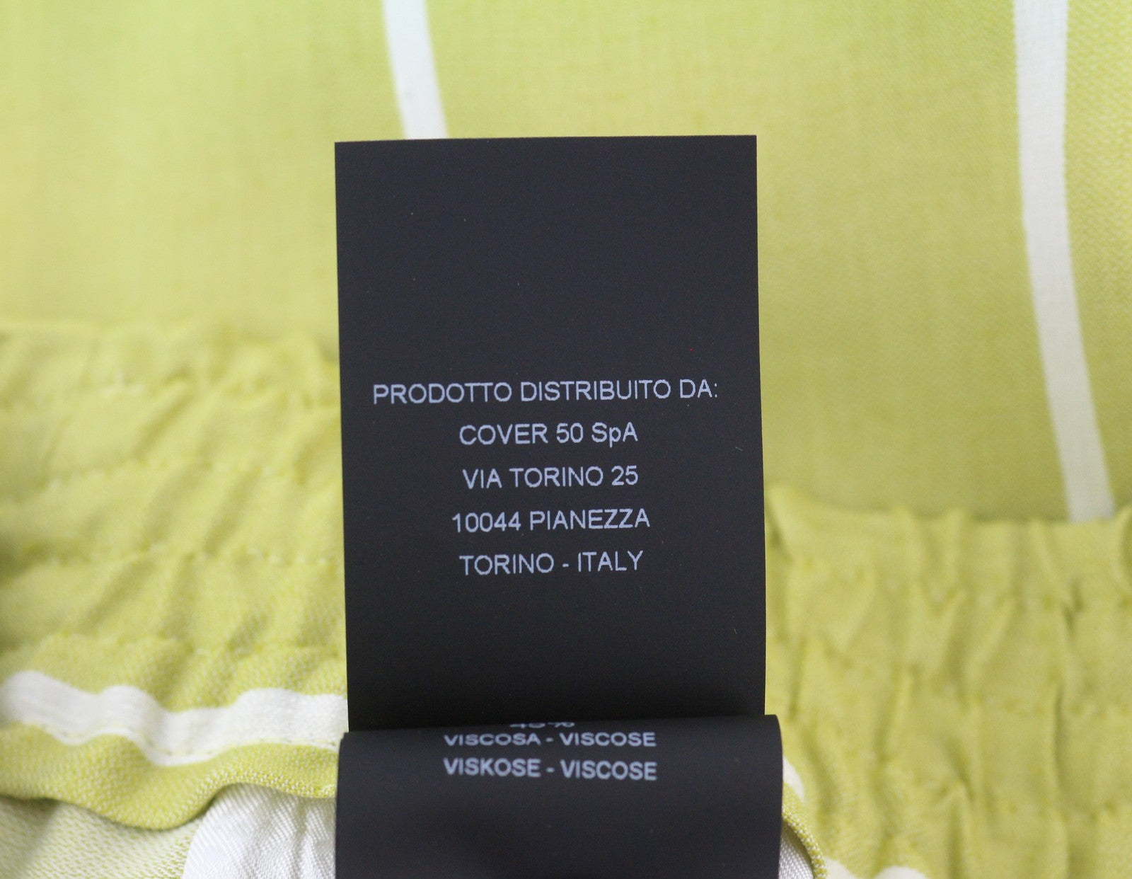 PT TORINO Lydia moteriškos kelnės, 42 žalios, dryžuotas, tamprus juosmuo, linas 